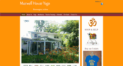 Desktop Screenshot of maxwellhouseyoga.org